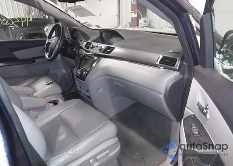 2014 Honda Odyssey Touring/Touring Elite z USA, uszkodzony, nr VIN 5FNRL5H97EB123088